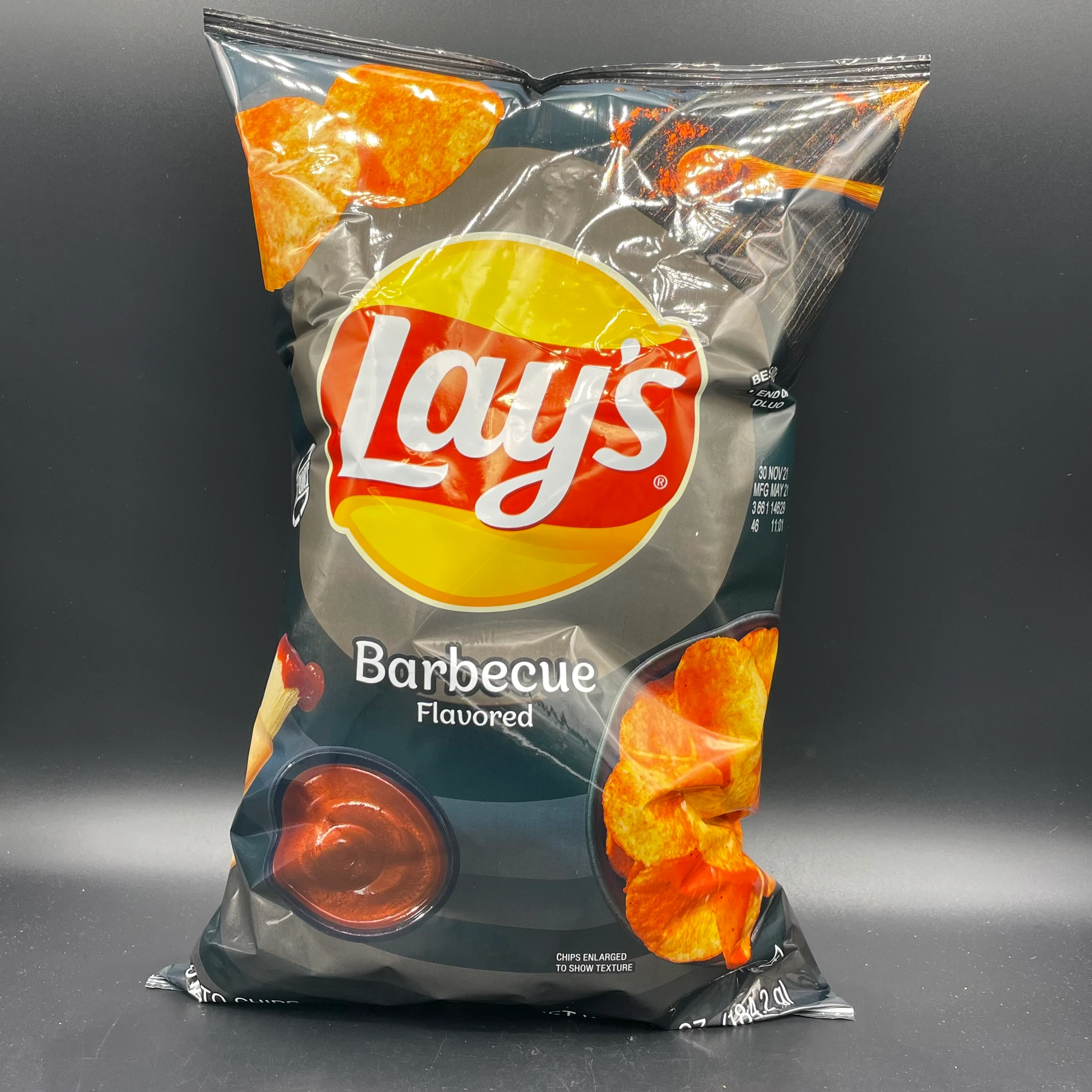 Lay’s Barbecue (Lays BBQ) Flavored Chips - Giant Bag, 184g (USA) HIGHLY RATED