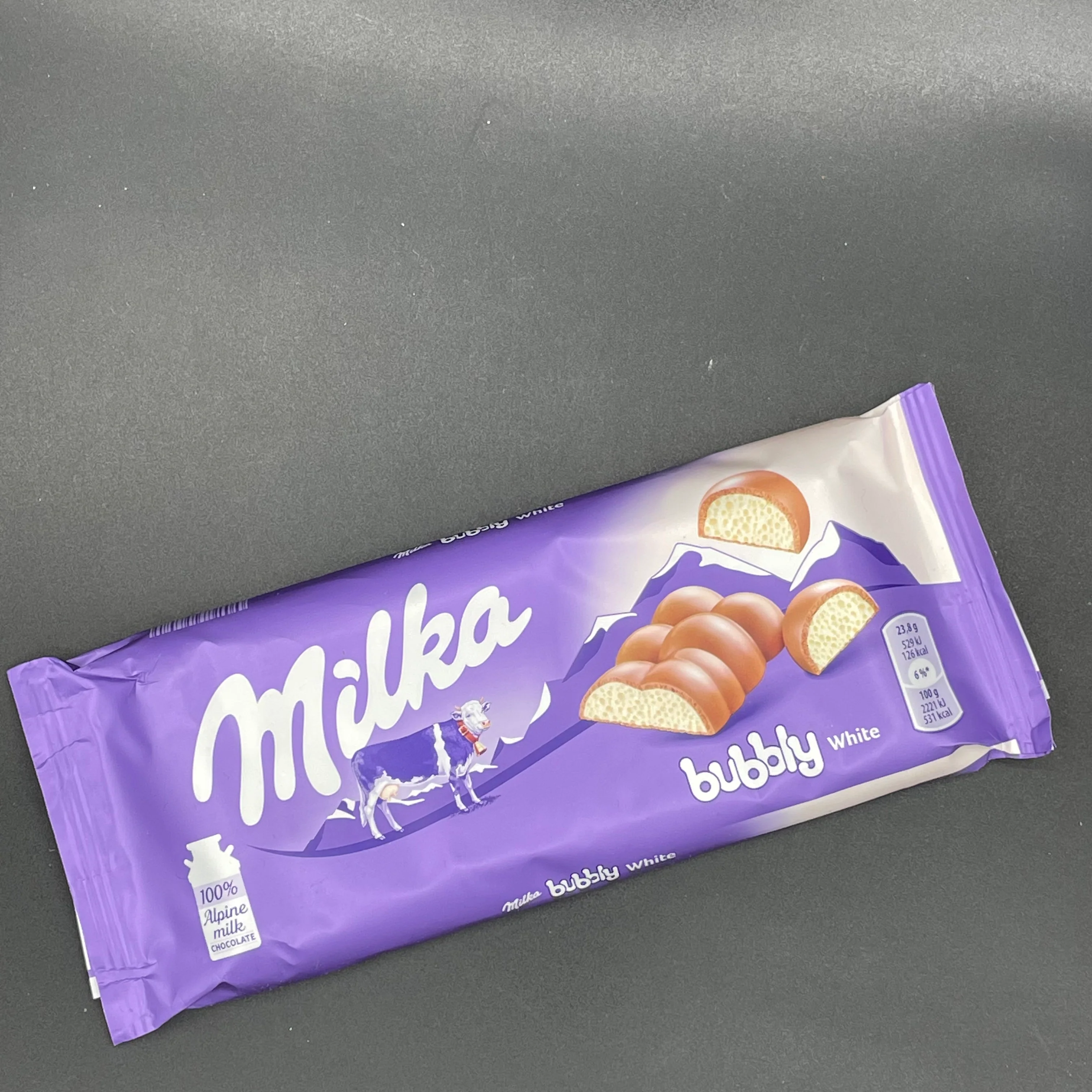 Milka - Bubbly, White Chocolate, 95g (EURO) - Image 2