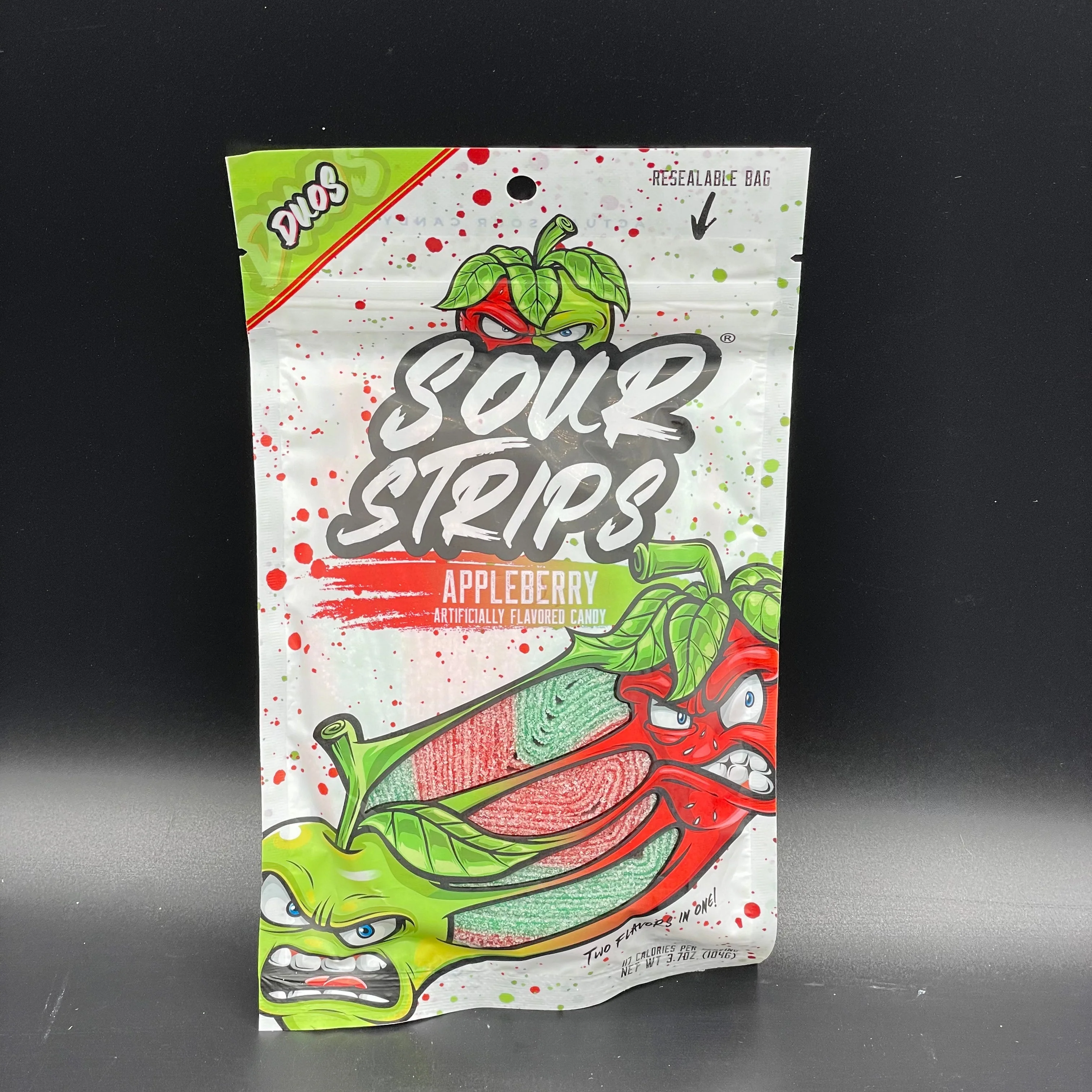 Sour Strips DUOS - Appleberry Flavour 96g (USA) LIMITED EDITION - Image 2